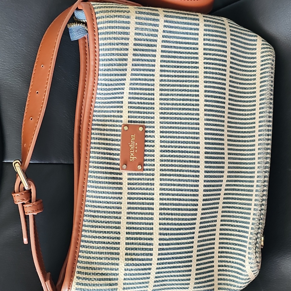 Spartina 449 Women's Blue and Tan Bag